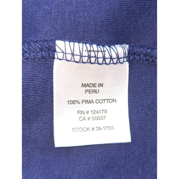 Johnston & Murphy Mens XXL Navy Polo Thin Fit - Picture 6 of 7